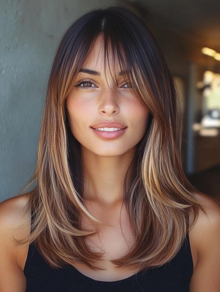 20 Stunning Long Haircuts with Bangs to Elevate Your Style in 2025